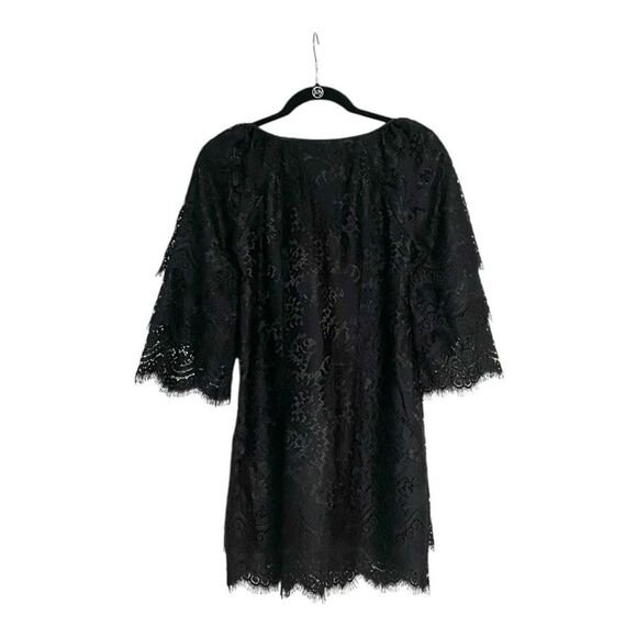 Elegant Black Lace Dress - Picture 3 of 4